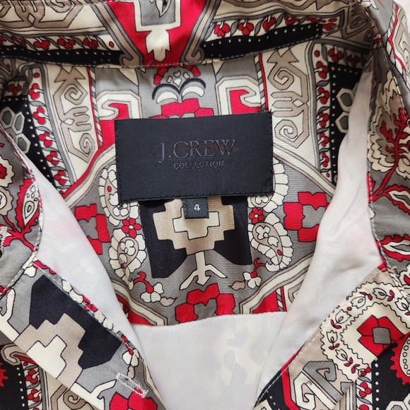 J. Crew Collection Silk Tapestry Tunic Dress - Picture 11 of 12